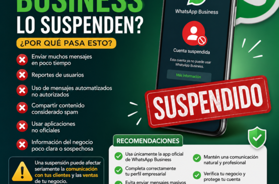 🚫📱 ¿Mi WhatsApp Business fue suspendido… por qué pasa esto?