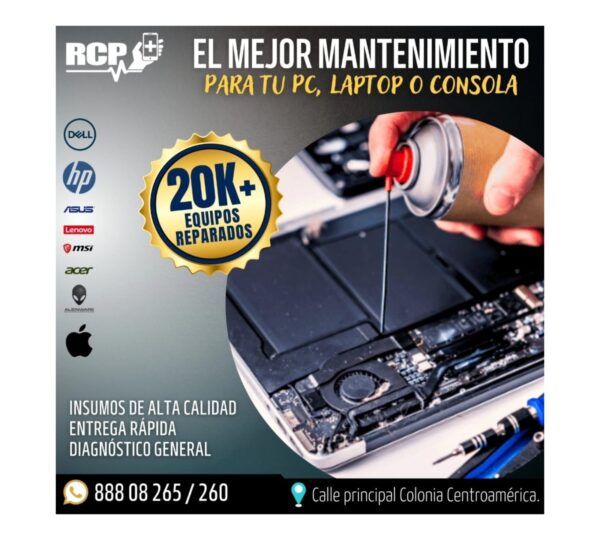 RCP Reparación de Celulares y Portátiles.