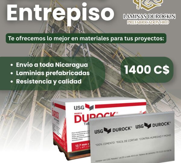 Laminas Durock N Prefabricados HRO