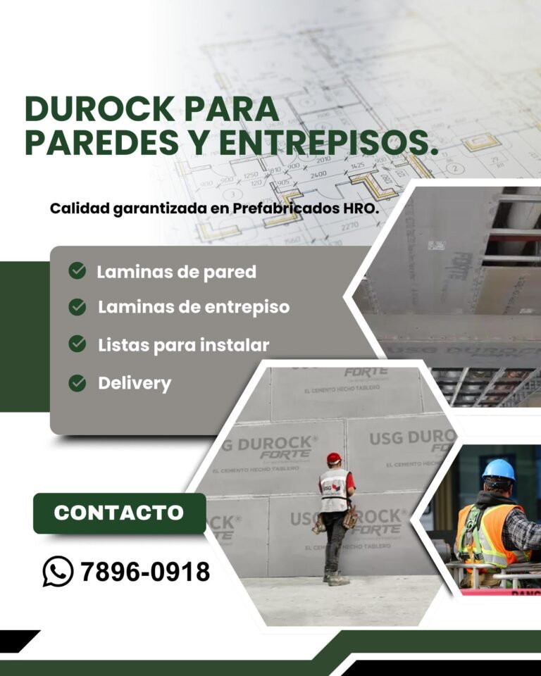 Laminas Durock N Prefabricados HRO — fotografía 4
