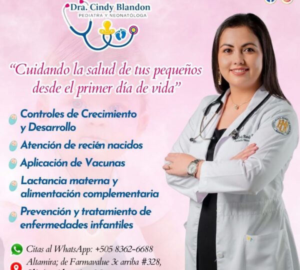 Consultorio Dra Cindy Blandón Pediatra Neonatóloga